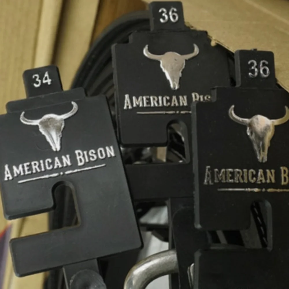 American Bison Leather Belt bundle of 14 belts (32, 34, 36, 38, 40)